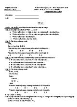 Đề kiểm tra học kì II Tin học lớp 8 (Phần lí thuyết) - Năm học 2014-2015